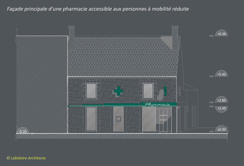 Pharmacie accessible aux handicapés