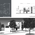 Vue avant d'un pavillon contemporain à Morsang (91)