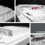 Maquette de présentation du Brico Dépôt de Nice