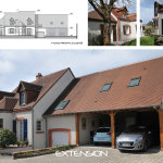 Extension d'un pavillon traditionnel à Olivet (45)